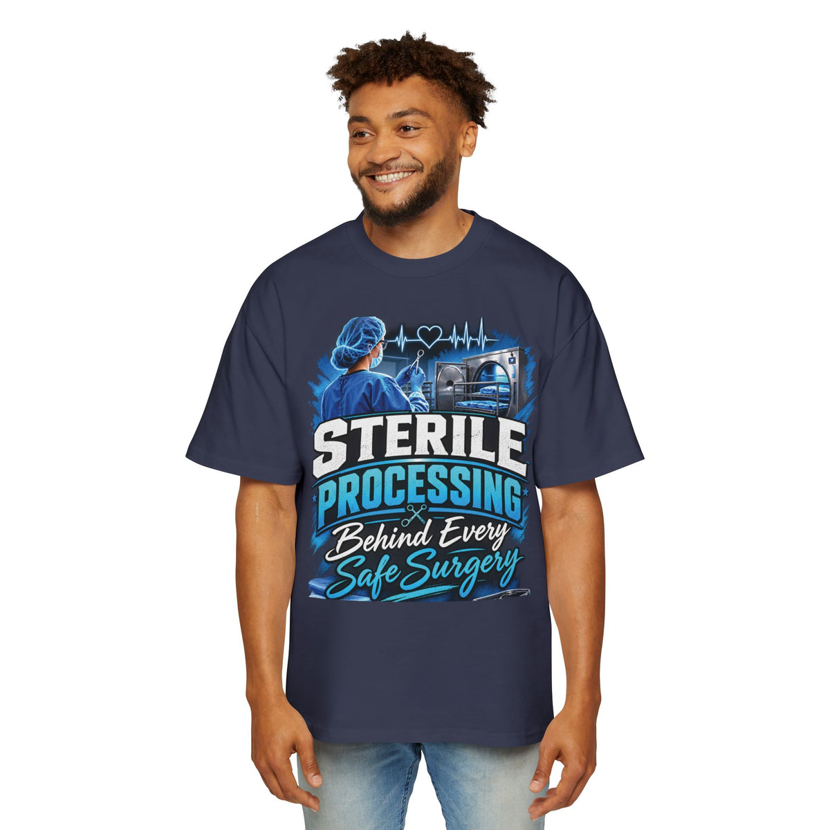 Sterile Processing Tee - "Sterile Processing: Behind Every Safe Surgery" Medical Technician Shirt