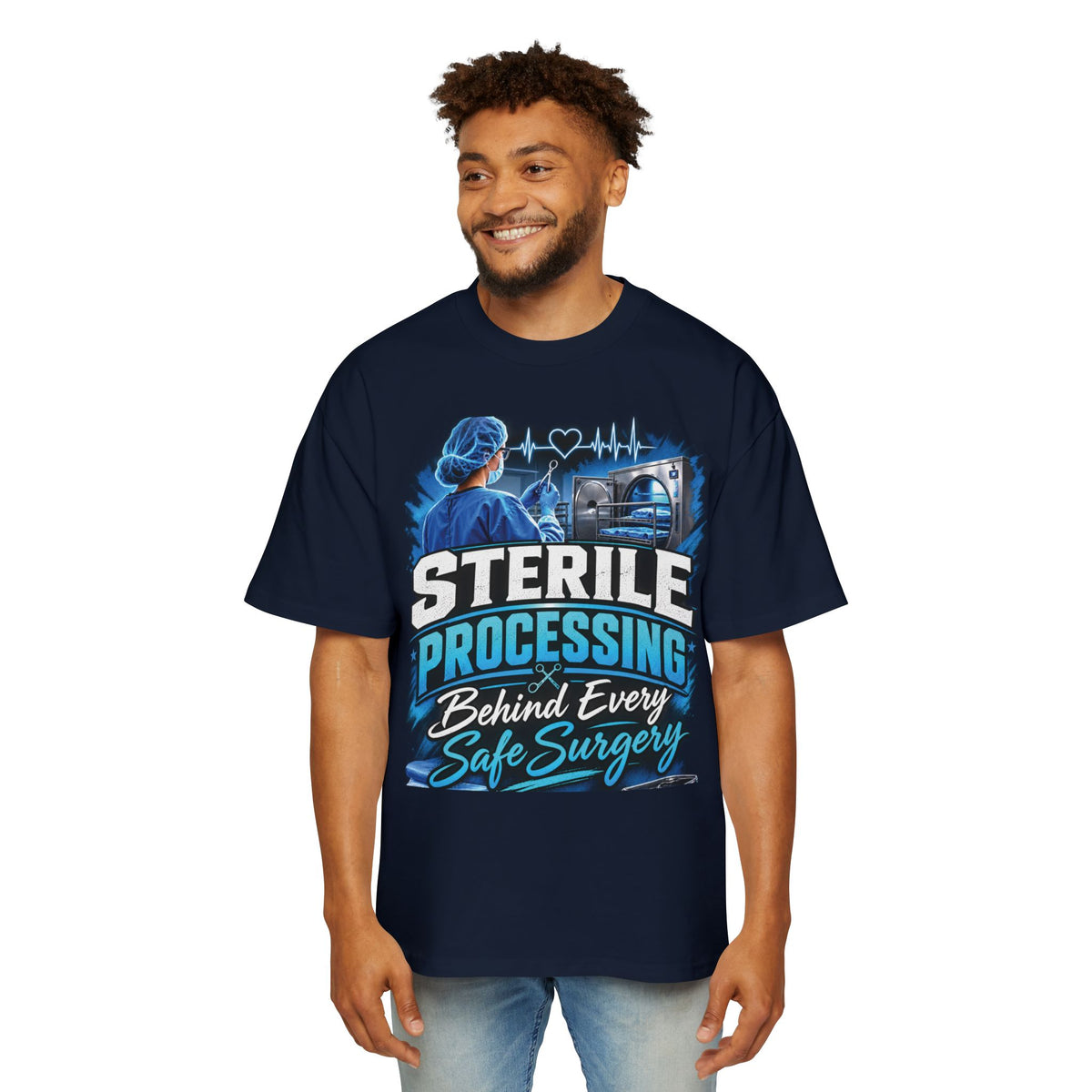 Sterile Processing Tee - "Sterile Processing: Behind Every Safe Surgery" Medical Technician Shirt